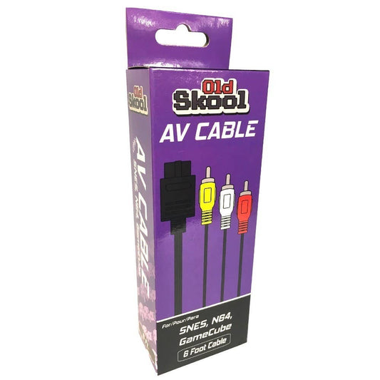 Câble AV pour SNES, N64, GameCube (Old Skool)