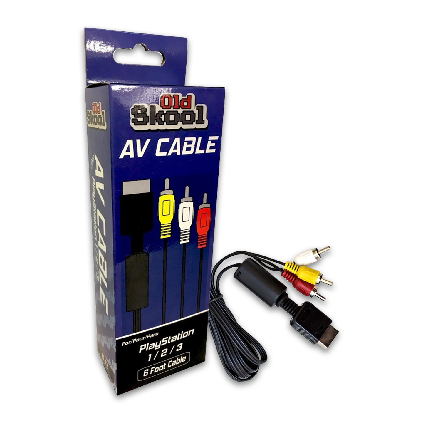 PS1, PS2, PS3 AV Cable