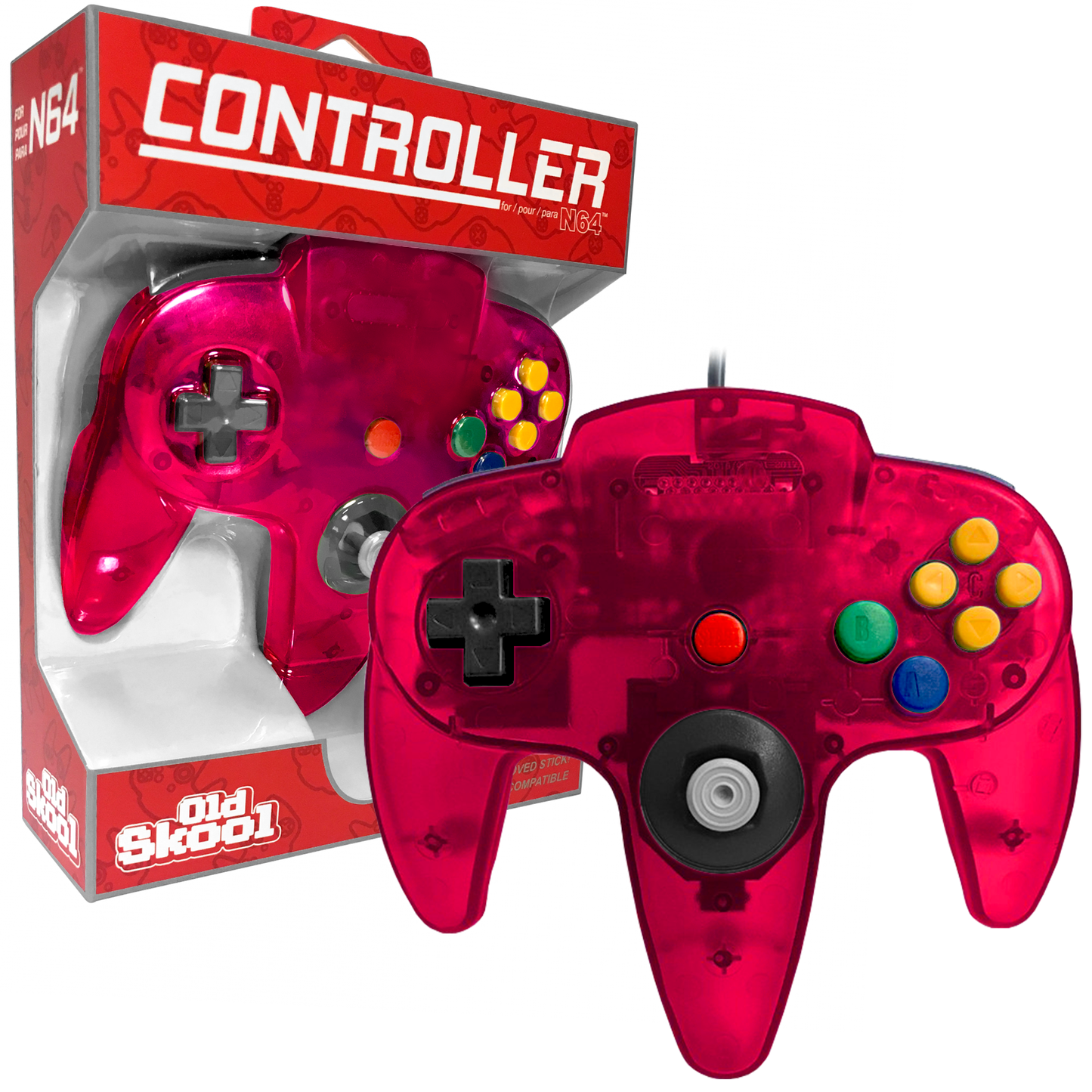 Manette Nintendo 64 Watermelon: Pastèque