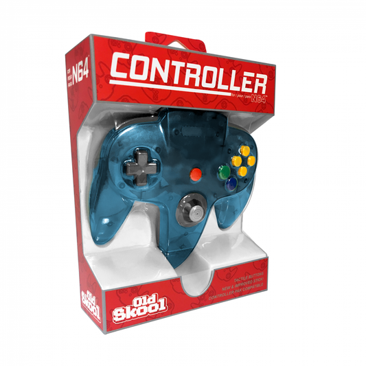Old Skool Turquoise Nintendo 64 Controller: Turquoise
